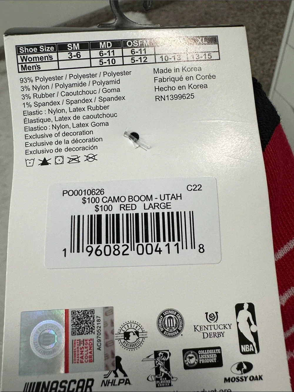 ▪️ NWT Universal of Utah Ankle Socks 3 Pack